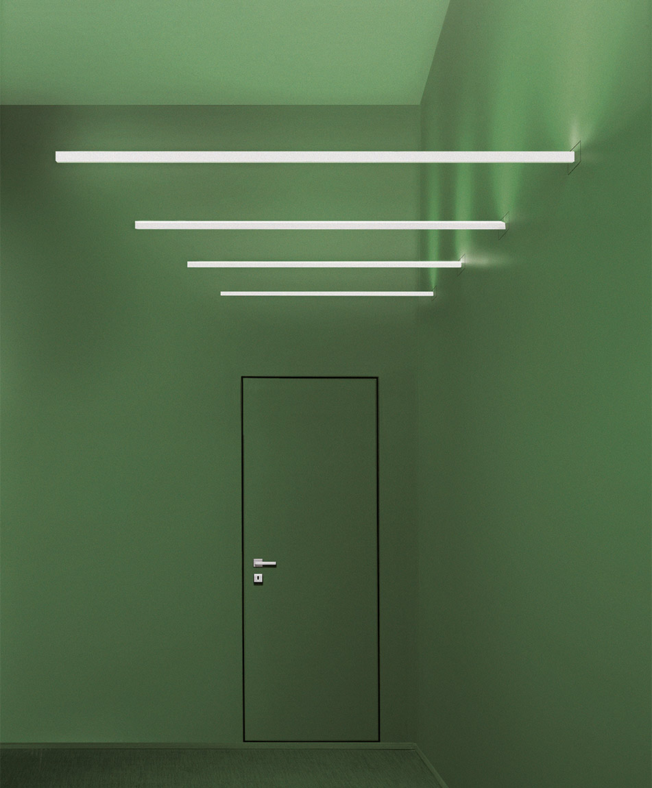 Linescapes Cantilevered Wall Lamp by Nemo Lamps Linescapes Cantilevered Wall Lamp by Nemo Lamps